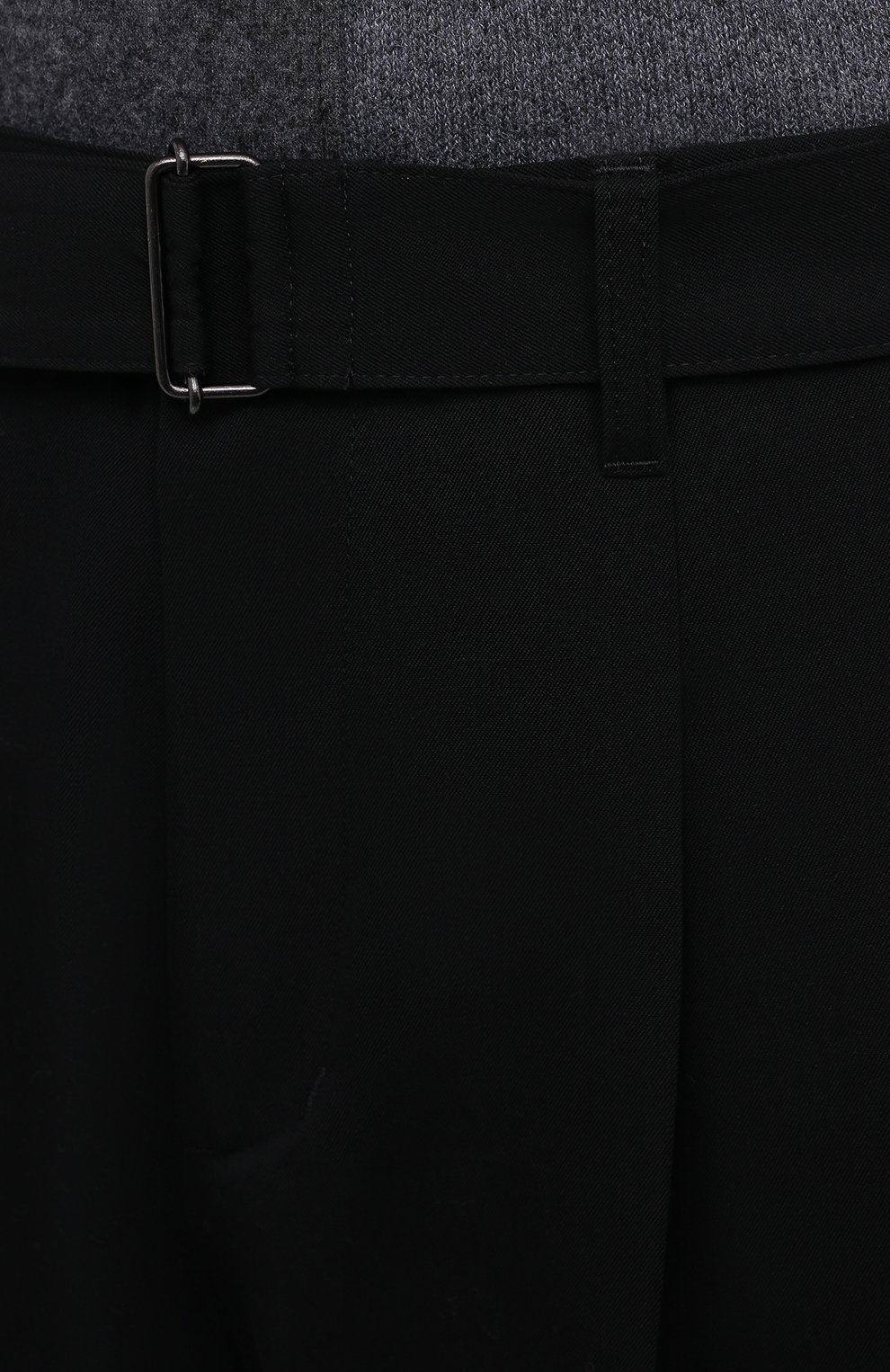 Шерстяные брюки KAZUYUKI KUMAGAI черного цвета по цене 53450 руб., арт. AP12-208, фото 5 Шерстяные брюки KAZUYUKI KUMAGAI, арт. AP12-208, фото 5