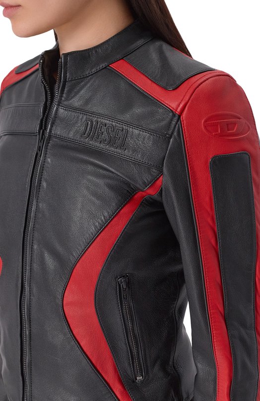 Кожаная куртка Diesel A21182/0DMBS Чёрный  A21182/0DMBS Фото 5