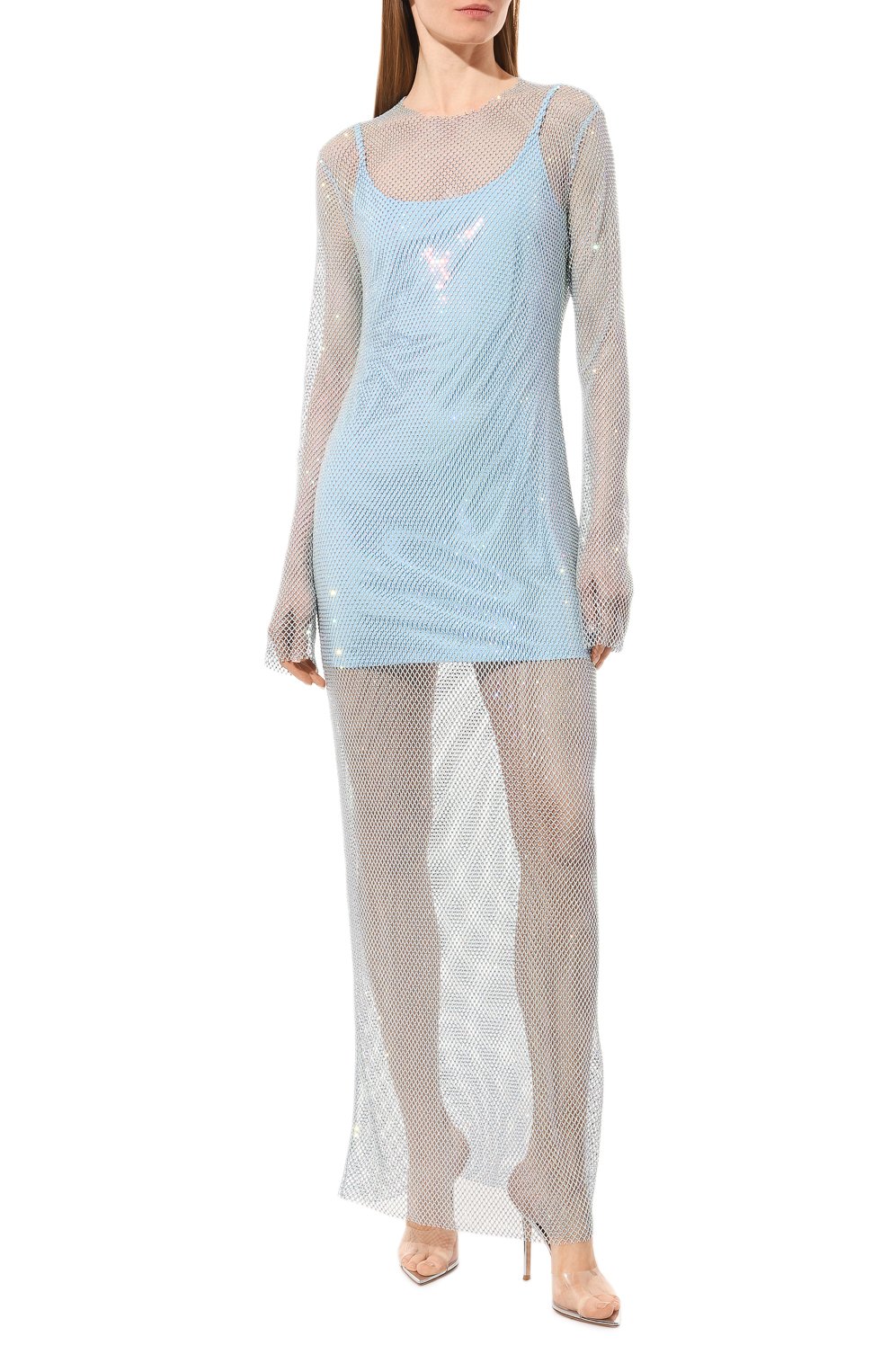 Платье с отделкой стразами ALINE, арт. AL151003, фото 3