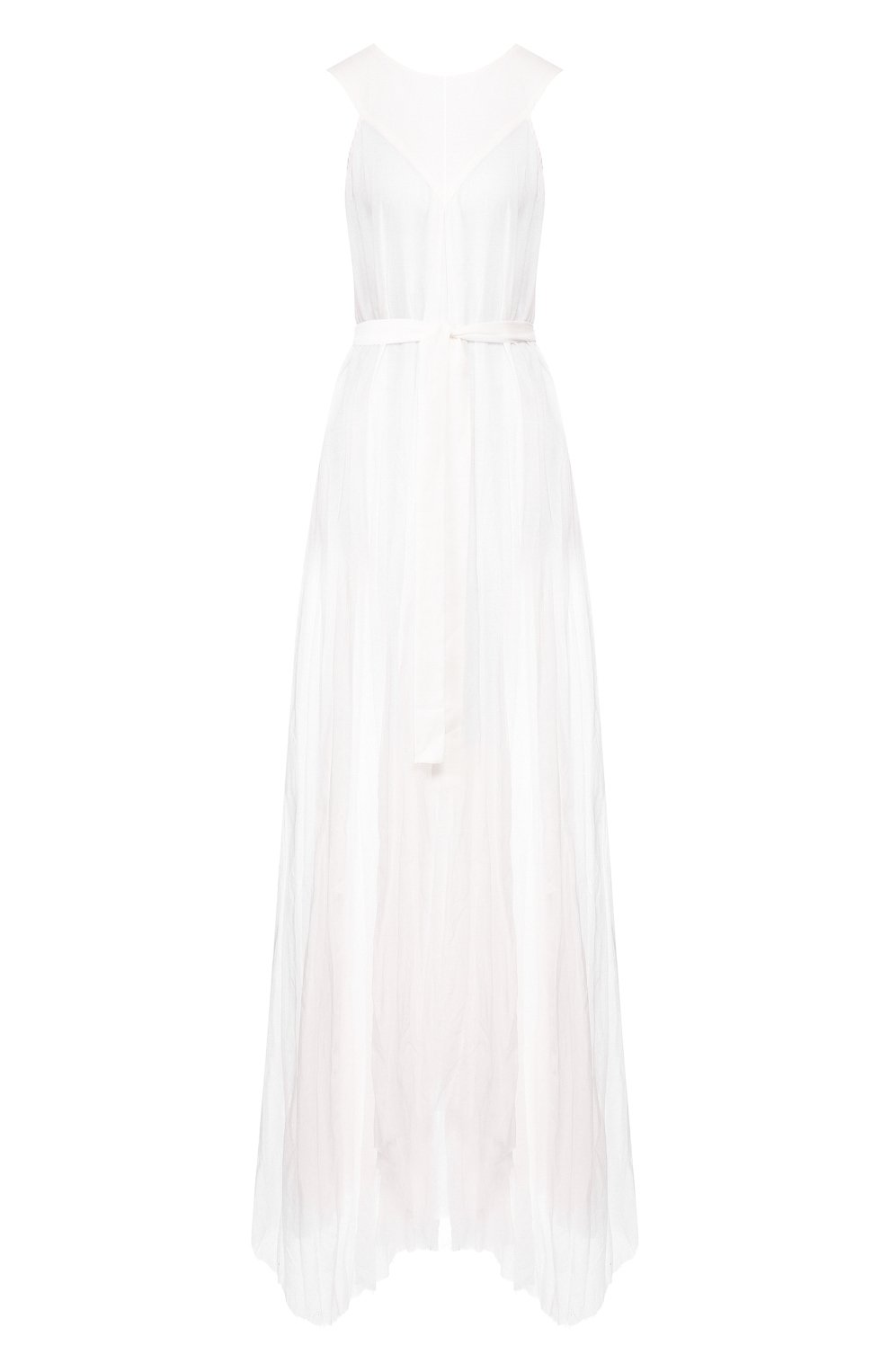 Хлопковое платье ANN DEMEULEMEESTER белого цвета по цене 131500 руб., арт. 2001-2350-P-121-001, фото 1 Хлопковое платье ANN DEMEULEMEESTER, арт. 2001-2350-P-121-001, фото 1