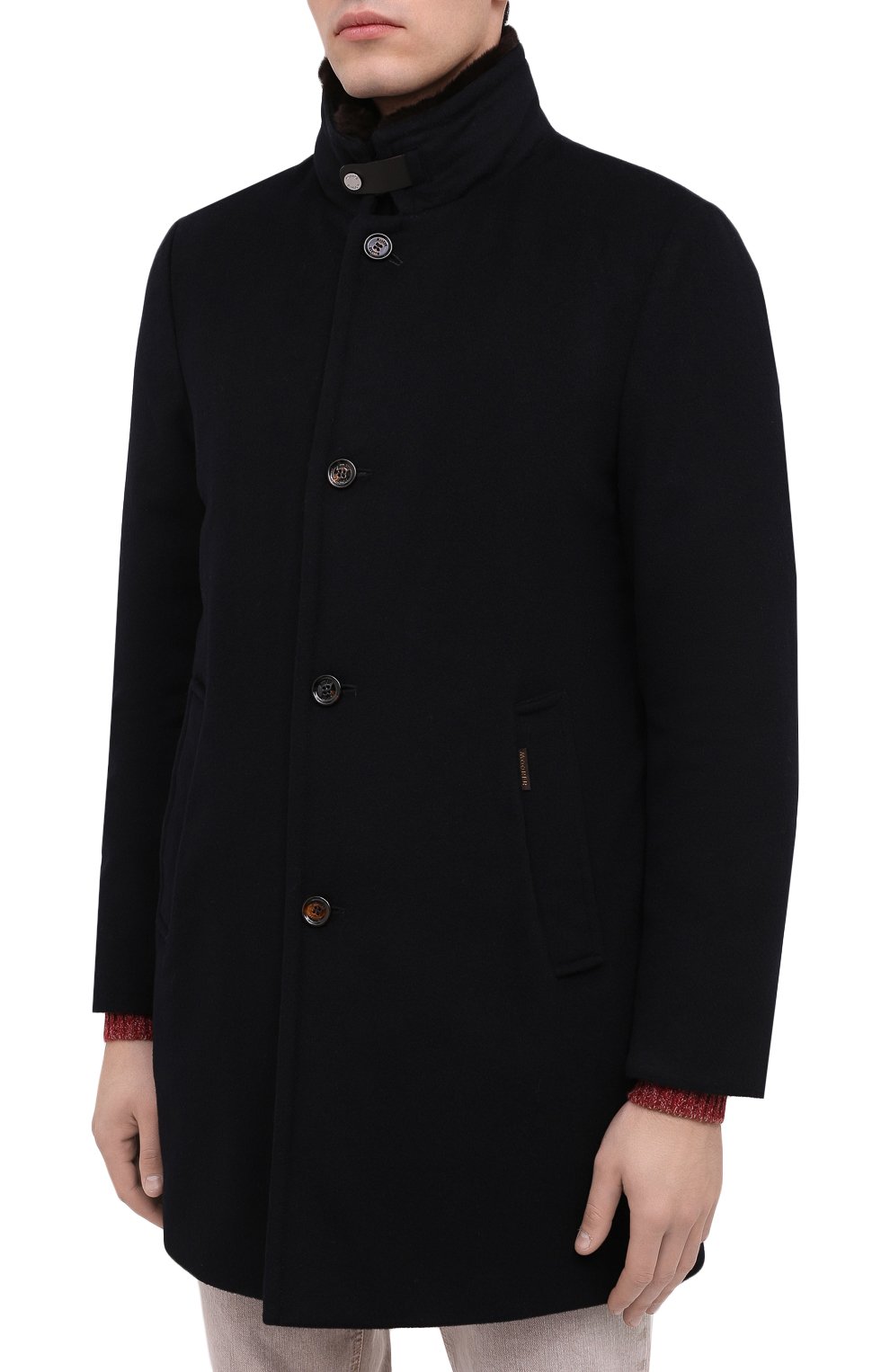 Пальто bond с отделкой из кролика MOORER, арт. B0ND/FUR-LE/A20M060LEN0, фото 4