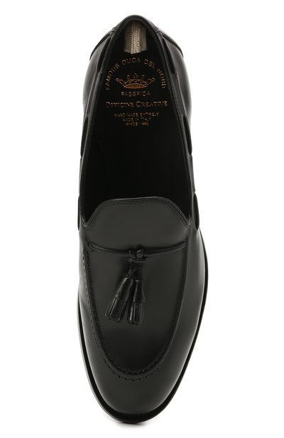 Кожаные лоферы OFFICINE CREATIVE черного цвета по цене 62250 руб., арт. IVY/001/AER0 CANY0N, фото 5 Кожаные лоферы OFFICINE CREATIVE, арт. IVY/001/AER0 CANY0N, фото 5