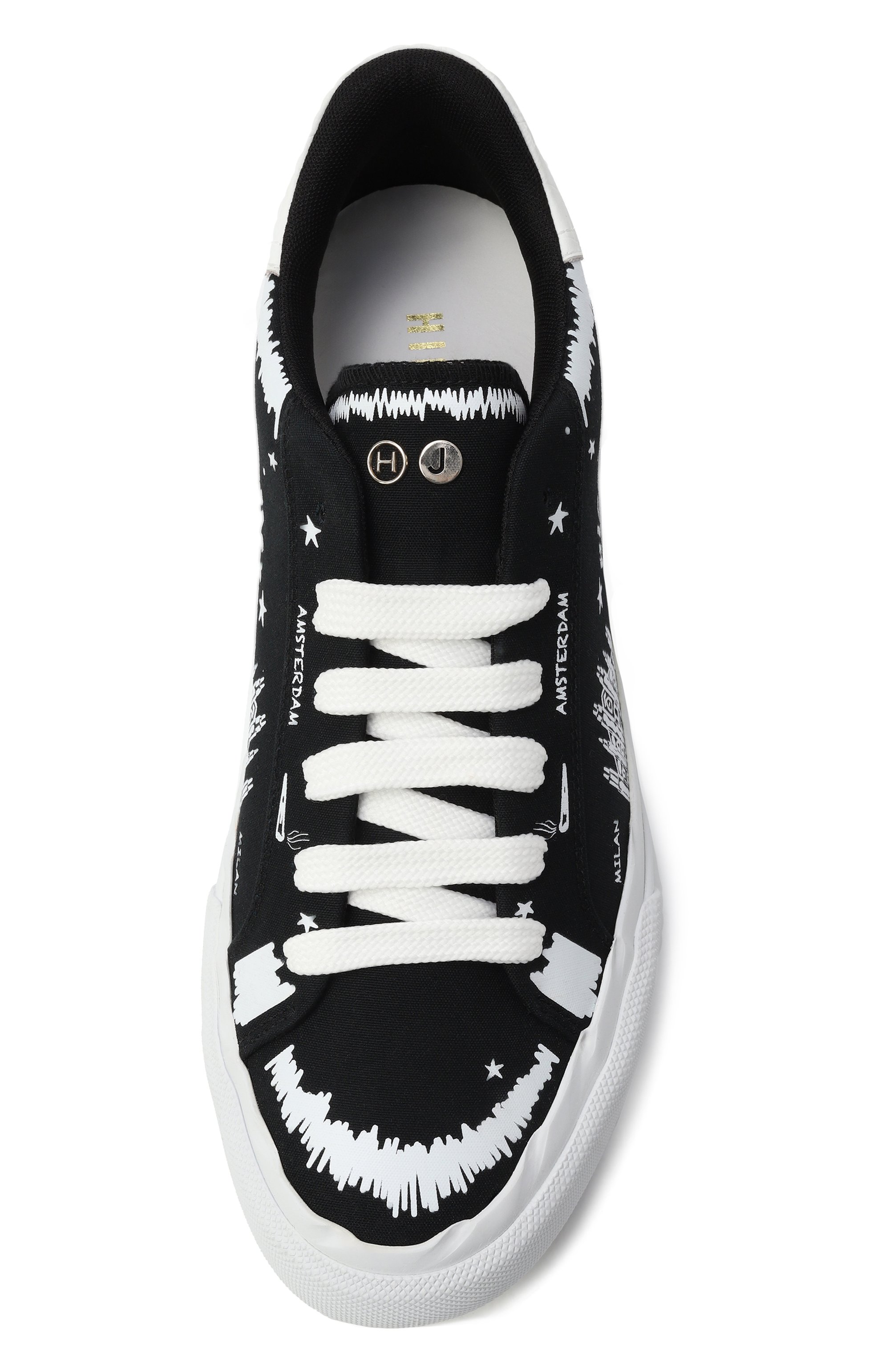 Комбинированные кеды toby HIDE AND JACK, арт. DSERLBLKWHT, фото 6