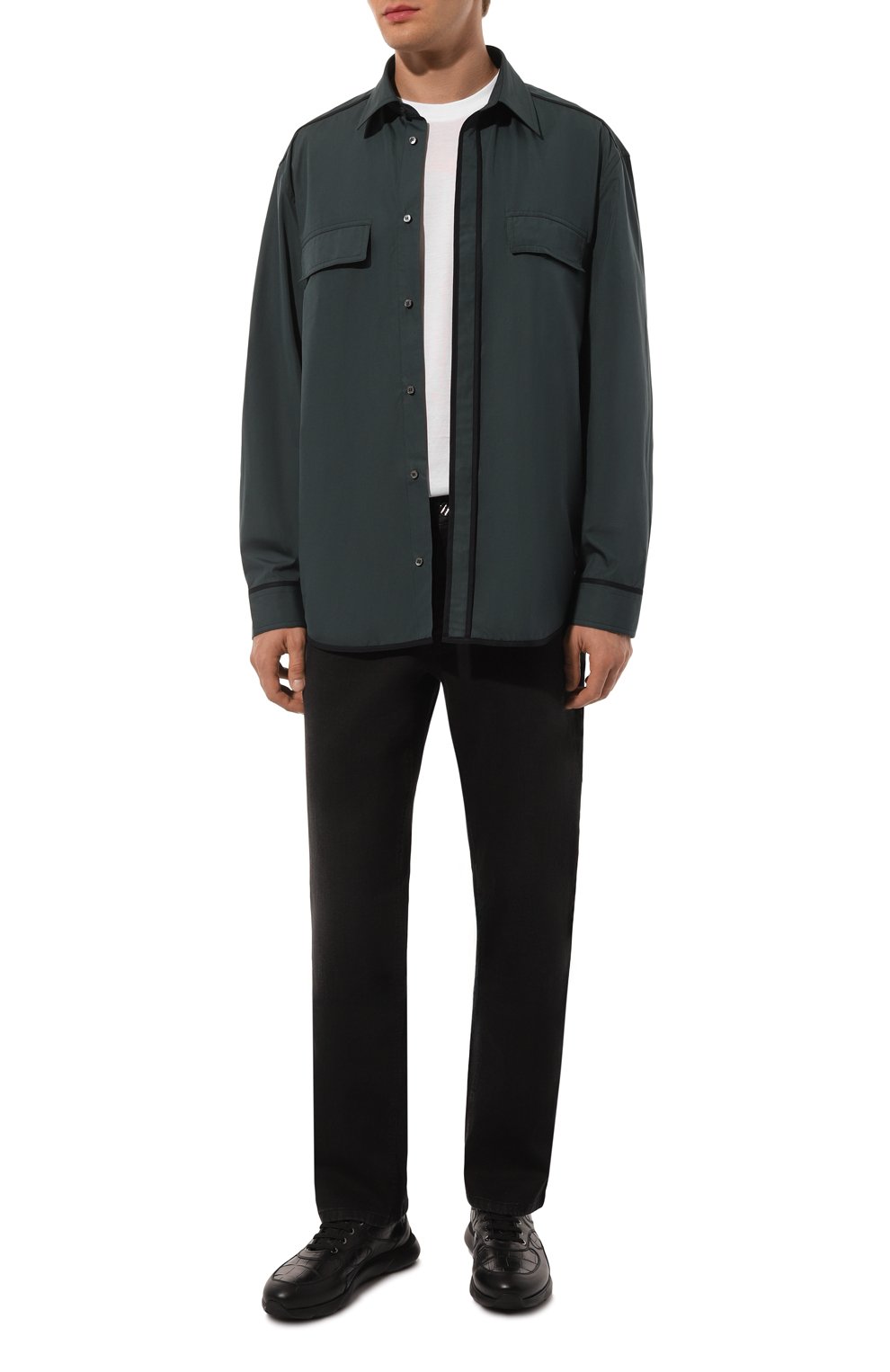 Хлопковая рубашка ZILLI, арт. SP0H01M010004201A, фото 2