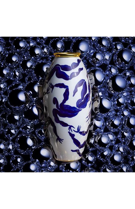 Мужского ваза bacchanale BERNARDAUD синего цвета, арт. 2151/1289 | Фото 2