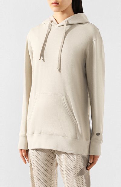 Хлопковое худи rick owens x champion RICK OWENS, арт. CW20S0006/113674, фото 3