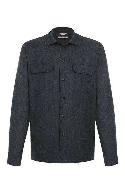 Мужская шерстяная рубашка CAPOBIANCO, арт. 19M501.FL00.