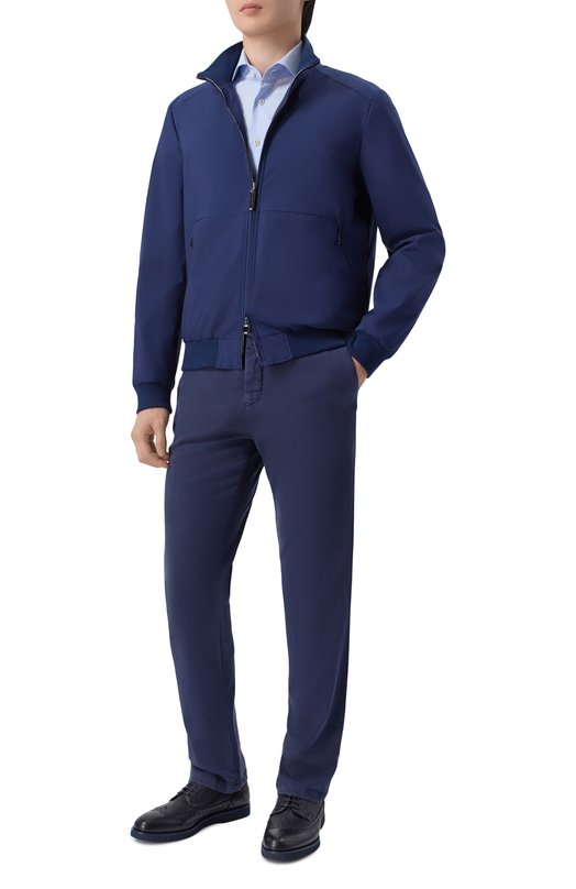 Хлопковая рубашка Van Laack VL-RIVARA-LSF/156293 Голубой  VL-RIVARA-LSF/156293 Фото 2