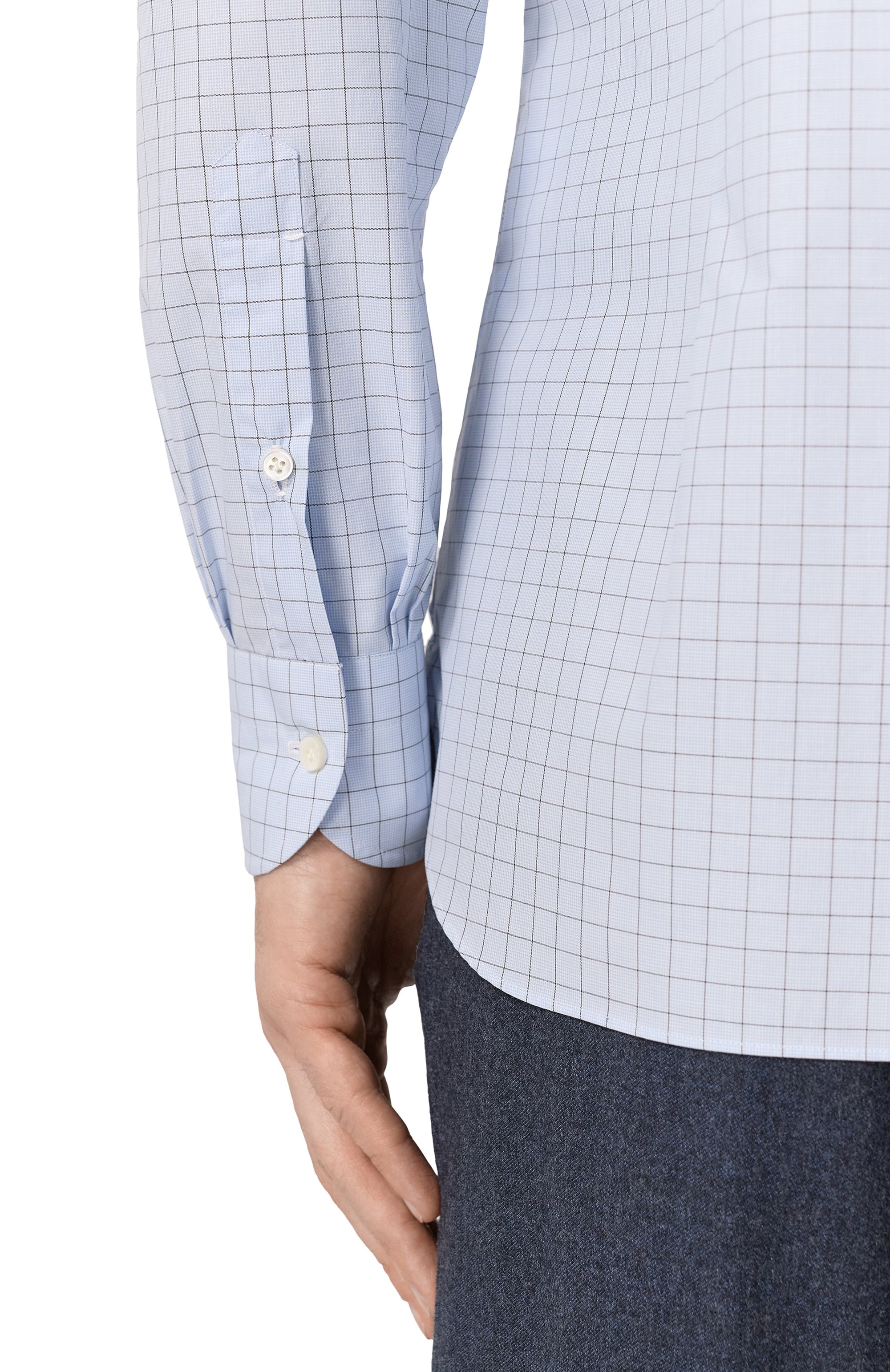 Хлопковая сорочка LUIGI BORRELLI, арт. SR3813, фото 5