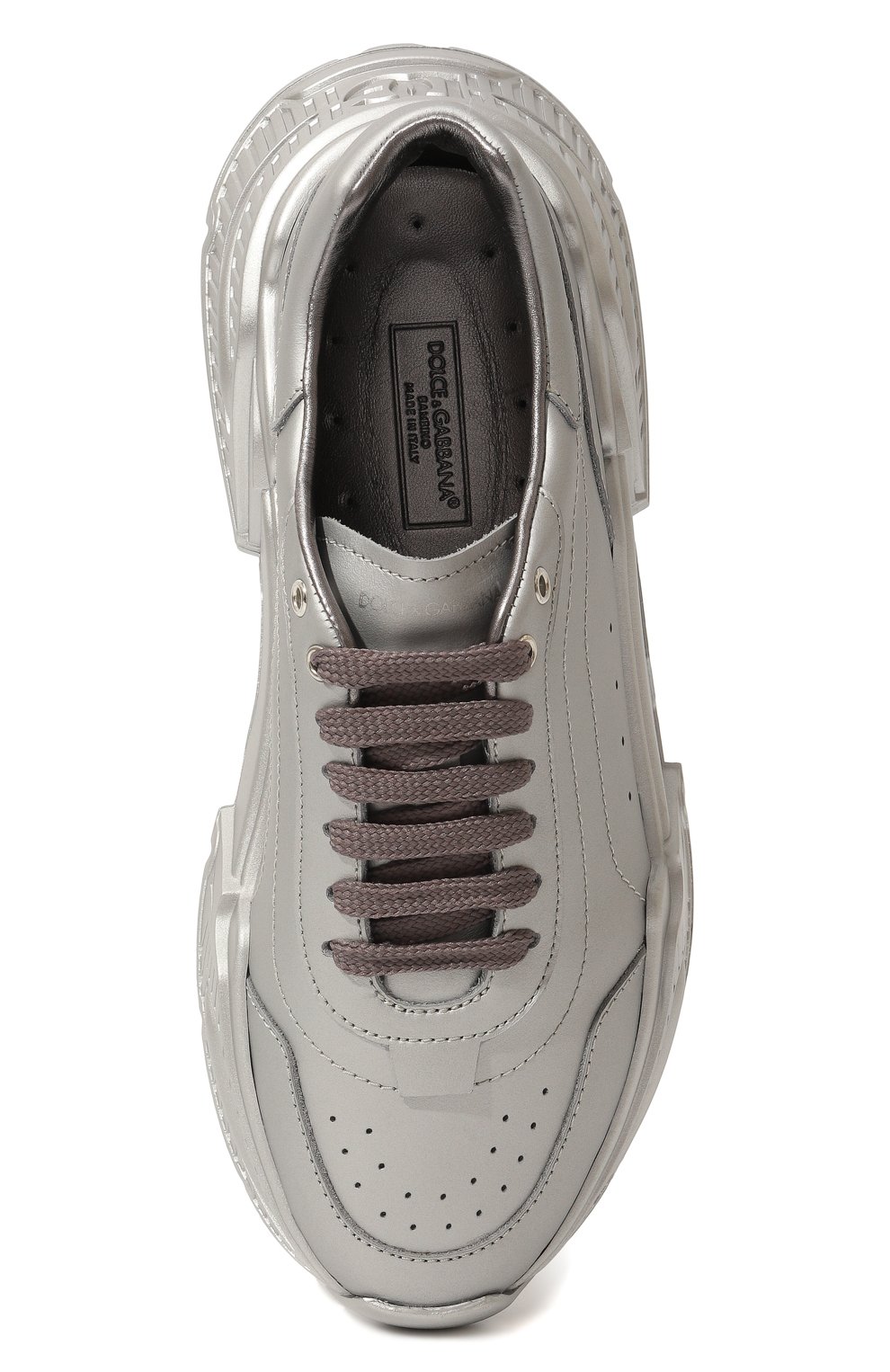 Кожаные кроссовки DOLCE & GABBANA, арт. D11181/A6E32/37-39, фото 4