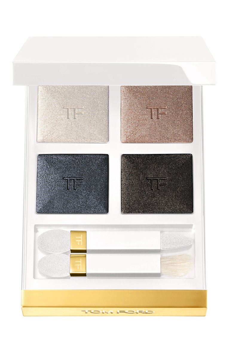 Тени для век eye color quad, оттенок 01 soleil neige TOM FORD  цвета, арт. T7RF-01 | Фото 1 (Статус проверки: Проверена категория; Нос: Не проставлено; Региональные ограничения белый список (Axapta Mercury): Не проставлено; Тип продукта_макияж: Палетки; Финишное покрытие: Блестящий, Сатиновый)
