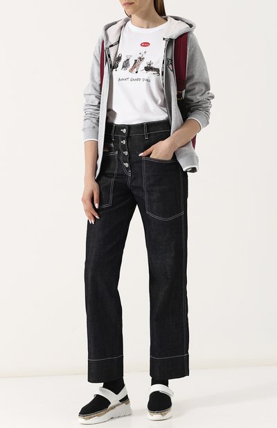 Однотонный хлопковый кардиган на молнии KENZO, арт. 2BL731952, фото 2