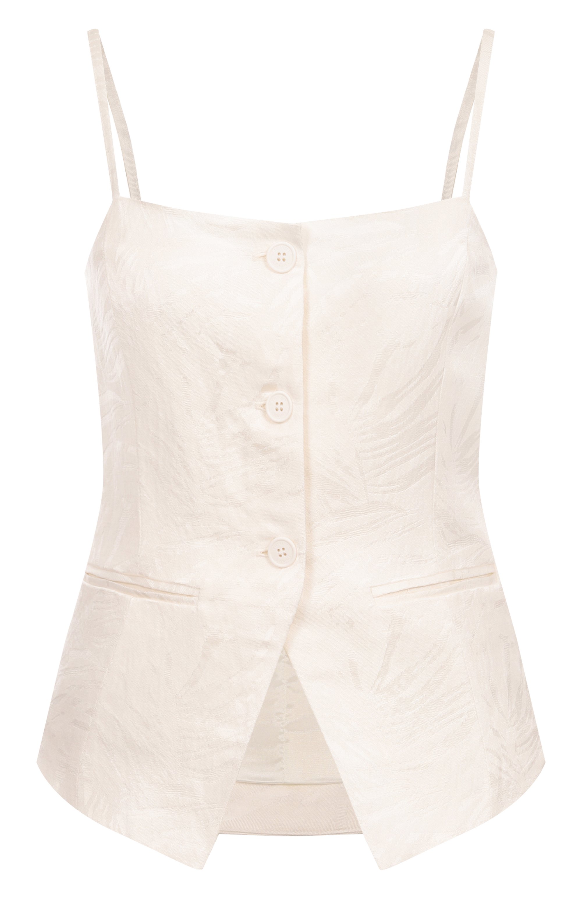 Топ из вискозы и льна TWINSET, арт. 251TT2174, фото 1