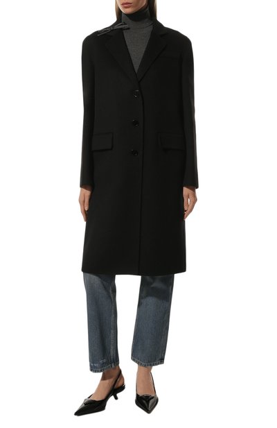 Шерстяное пальто PRADA, арт. P616NE-03H-F0002-202, фото 3