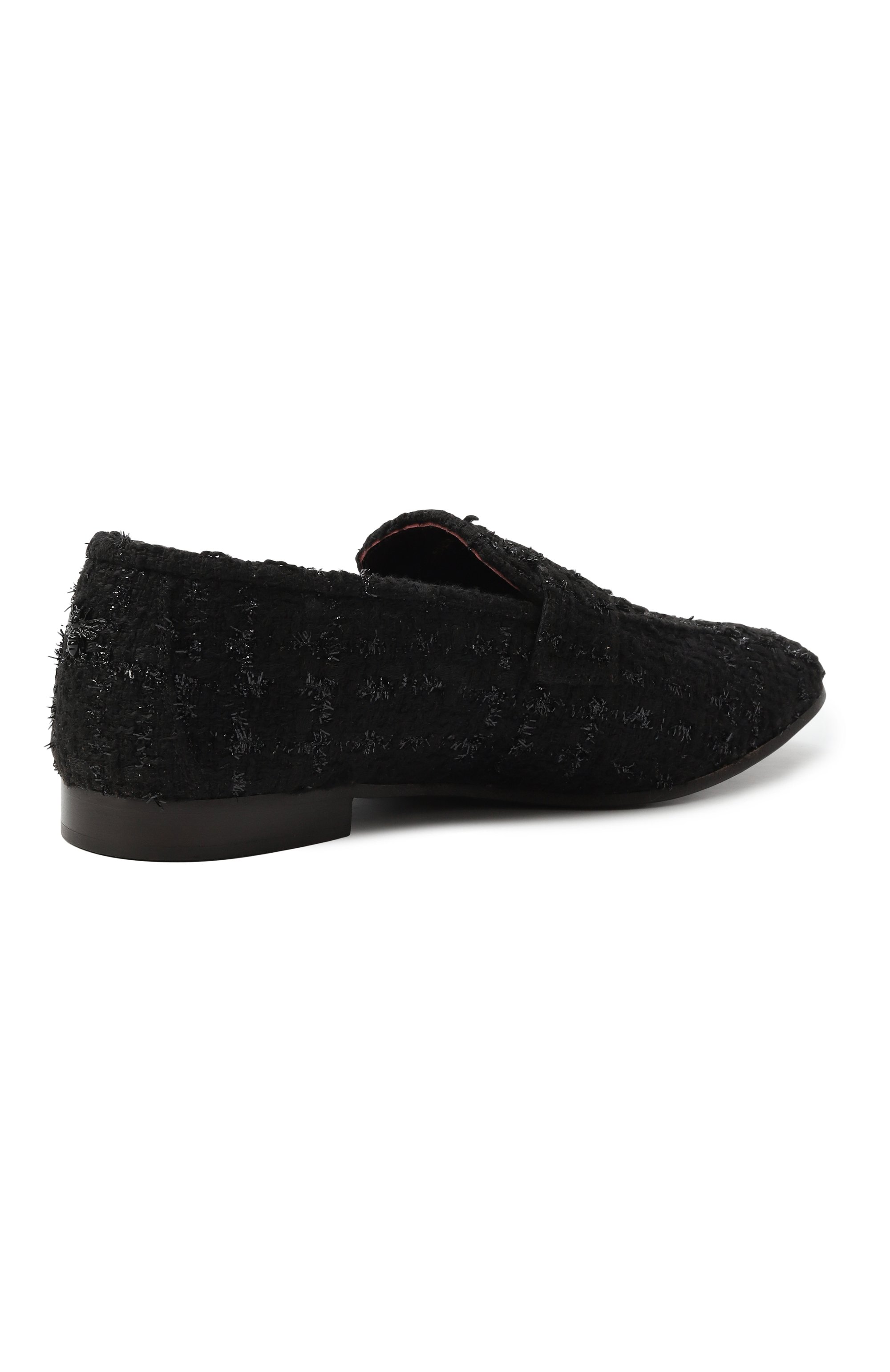 Текстильные пенни-лоферы BOUGEOTTE, арт. FLS-TEAD0L-BLA, фото 5