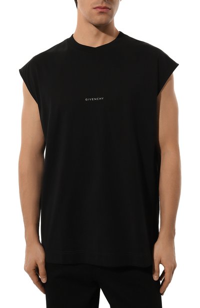 Хлопковая майка GIVENCHY, арт. BM71LC3YN0, фото 3