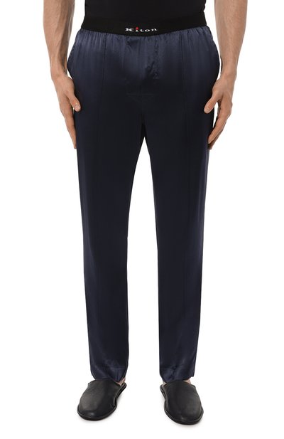 Шелковые домашние брюки KITON, арт. UNWT004K0749D, фото 3