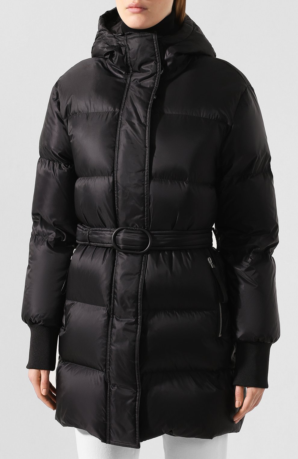 Пуховик с поясом KENZO, арт. F9620U046565, фото 3