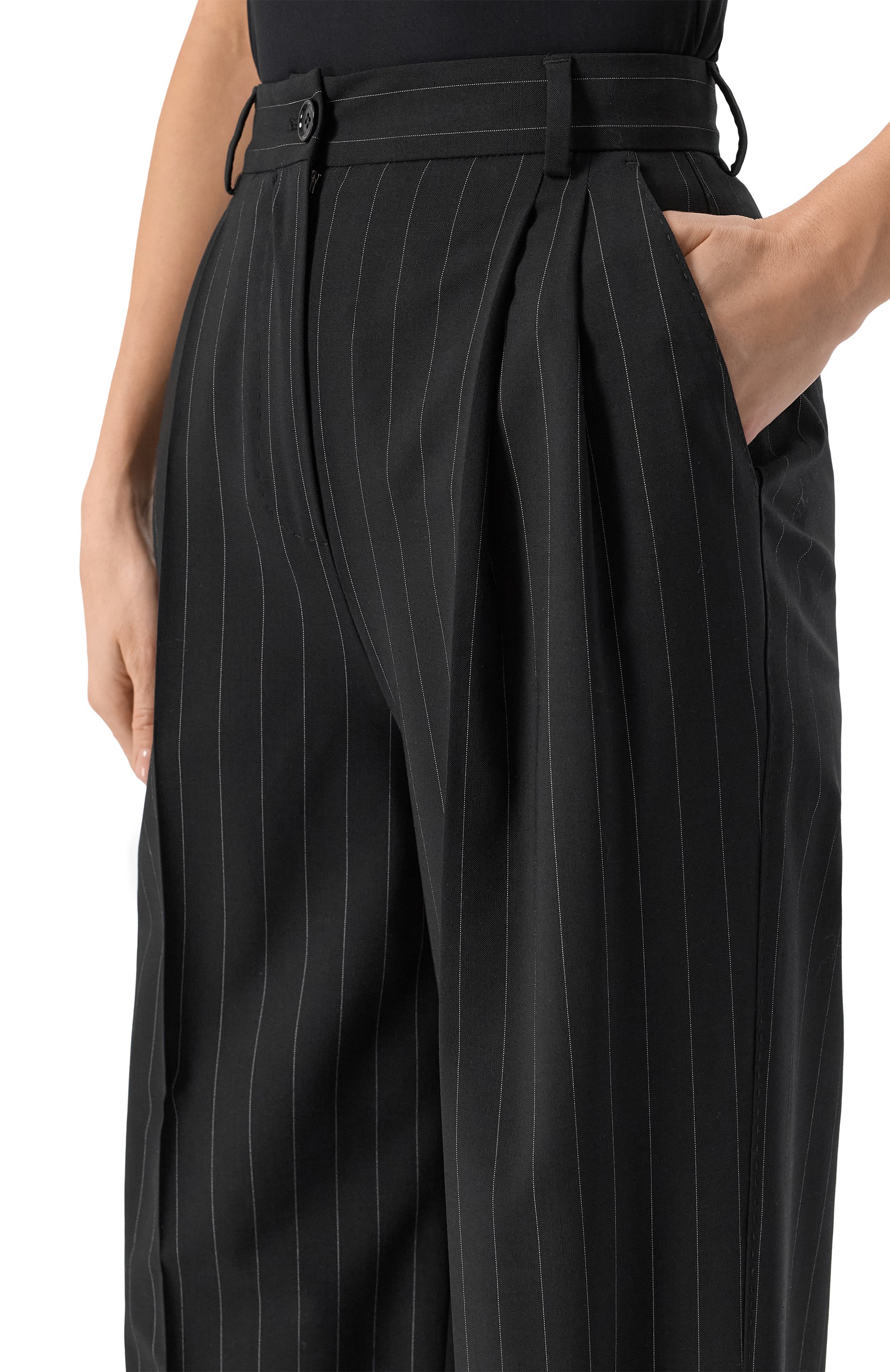 Шерстяные брюки DOLCE & GABBANA, арт. FTBMPT/FRBDK, фото 5