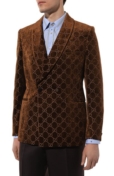 Пиджак из вискозы и хлопка GUCCI, арт. 590215 Z402L, фото 3