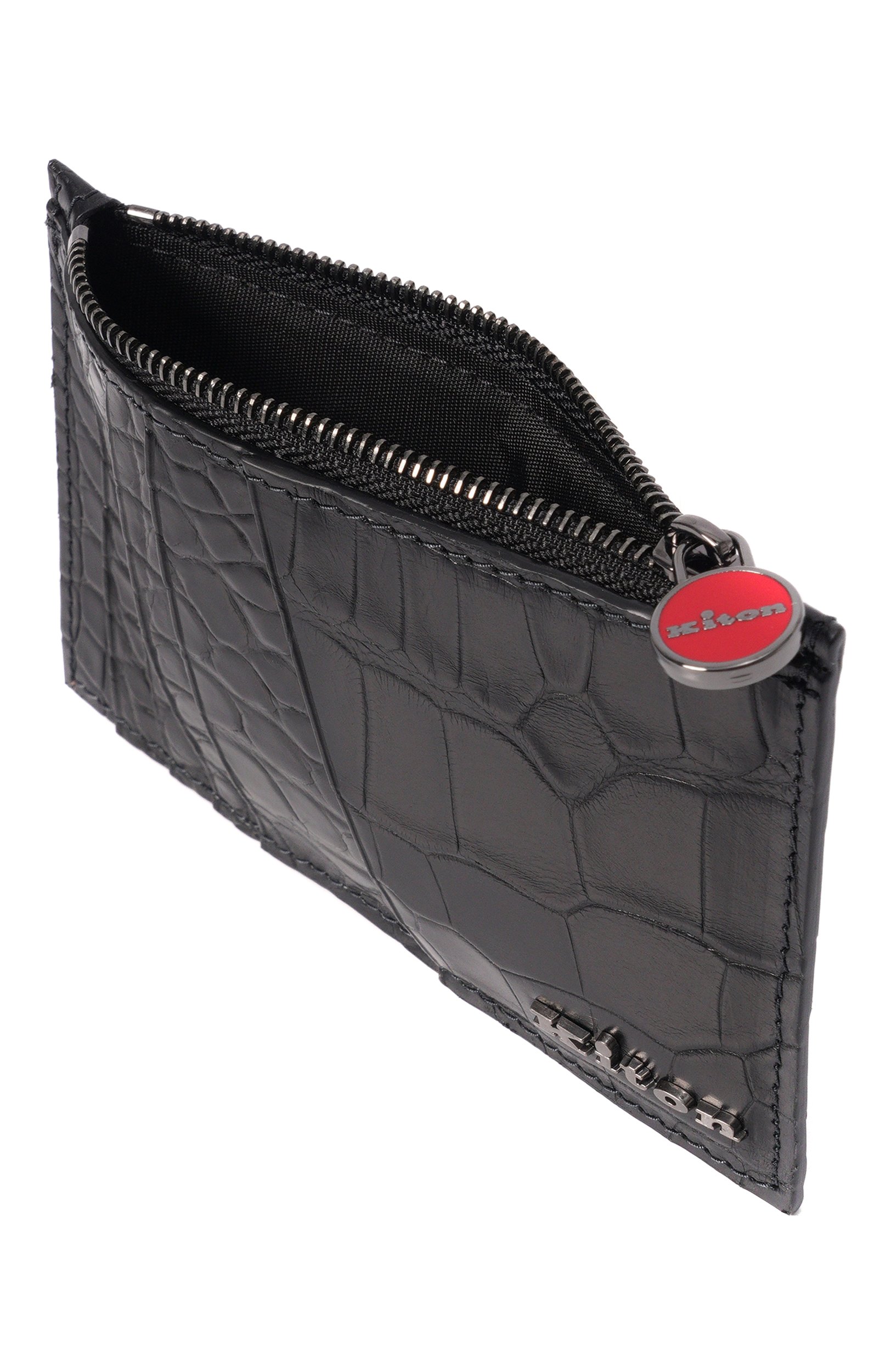 Футляр для кредитных карт из кожи аллигатора KITON, арт. UPEA009N01243, фото 3
