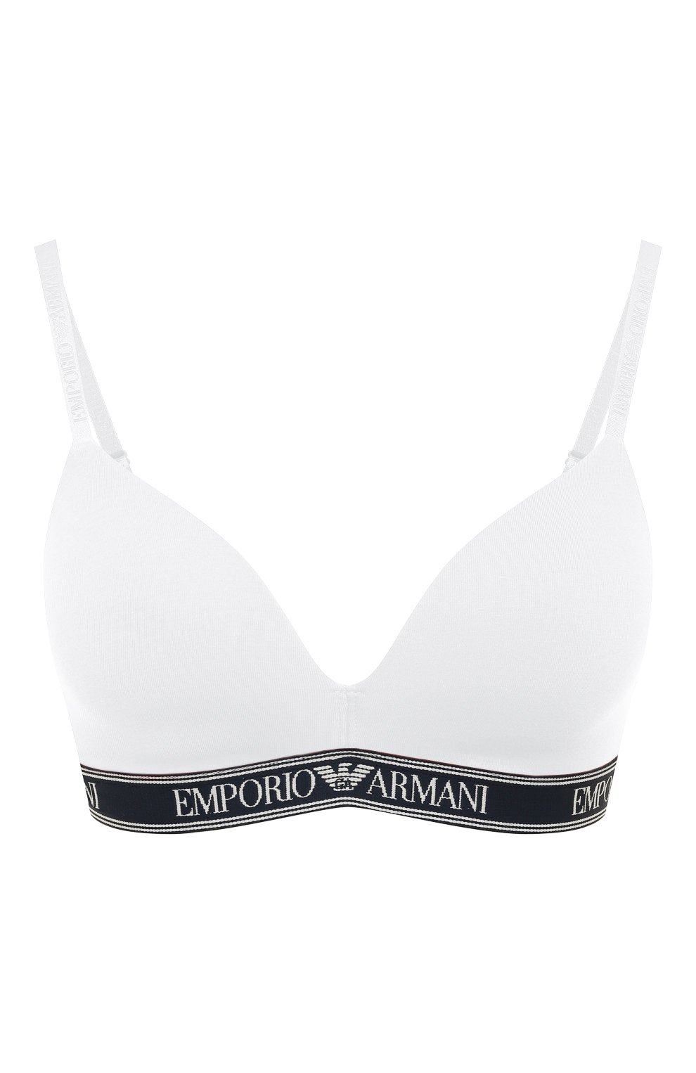 Хлопковый бюстгальтер с плотной чашкой EMPORIO ARMANI, арт. 164410/2R227, фото 1