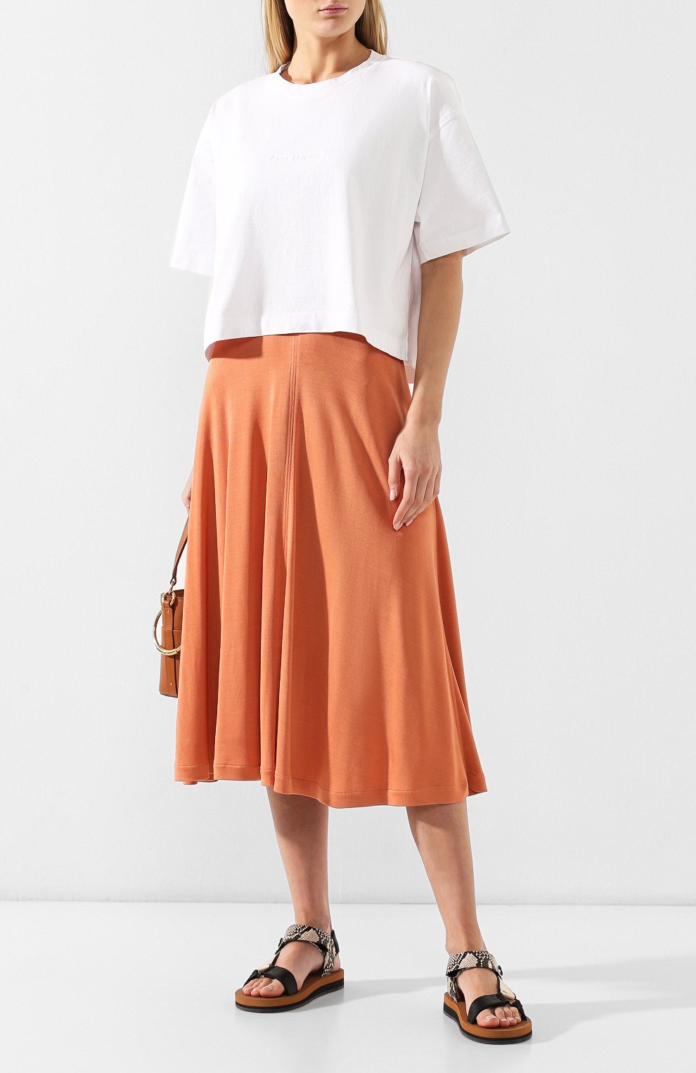 Хлопковая футболка ACNE STUDIOS, арт. AL0054, фото 2
