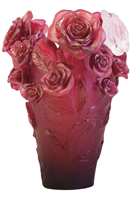 Ваза rose passion DAUM розового цвета, арт. 05308-1 | Фото 1 (Статус проверки: Проверена категория; Ограничения доставки: fragile-2)