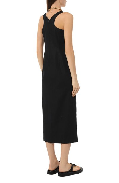 Платье из хлопка и льна DRIES VAN NOTEN, арт. 231-011076-6237, фото 4