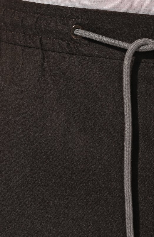 Шерстяные брюки Corneliani 944L25-9418111 Коричневый  944L25-9418111 Фото 5