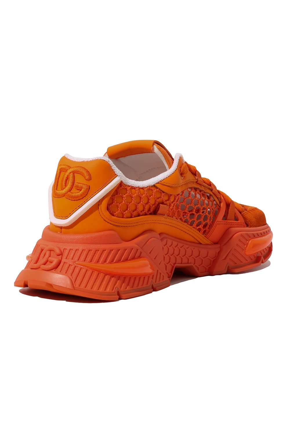 Комбинированные кроссовки air master DOLCE & GABBANA оранжевого цвета по цене 87650 руб., арт. CK1984/AY030, фото 5 Комбинированные кроссовки air master DOLCE & GABBANA, арт. CK1984/AY030, фото 5