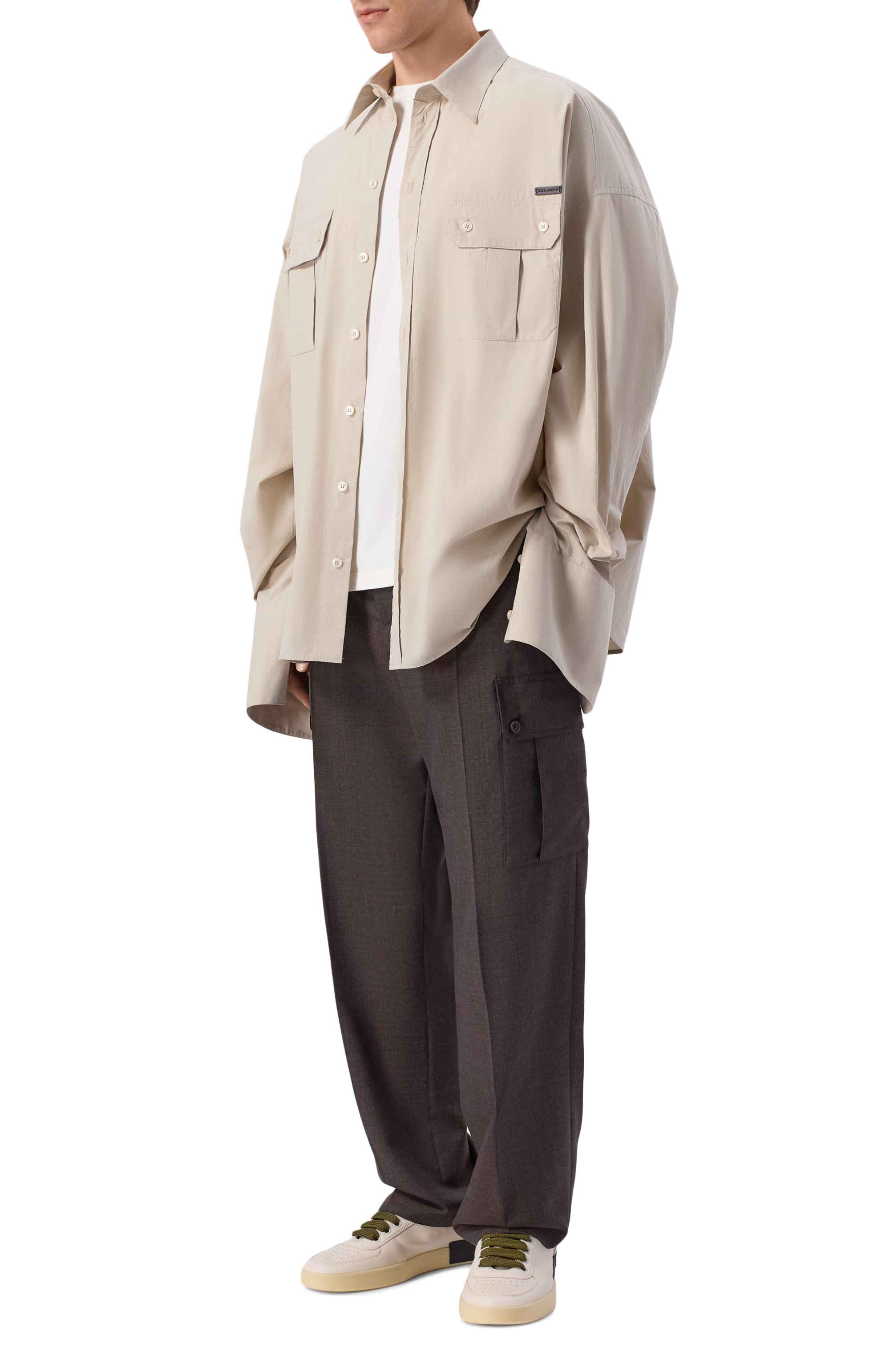 Хлопковая рубашка DOLCE & GABBANA, арт. G5MD3T/GI281, фото 2