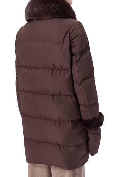 Пуховик с отделкой из песца YVES SALOMON, арт. M05690/D0TM, фото 4