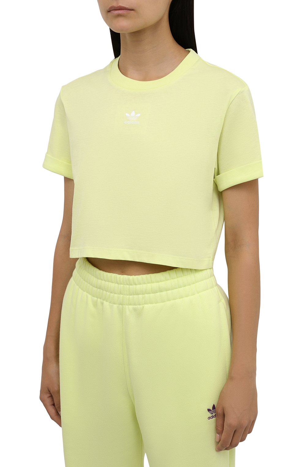 Хлопковая футболка ADIDAS ORIGINALS, арт. H37884, фото 3