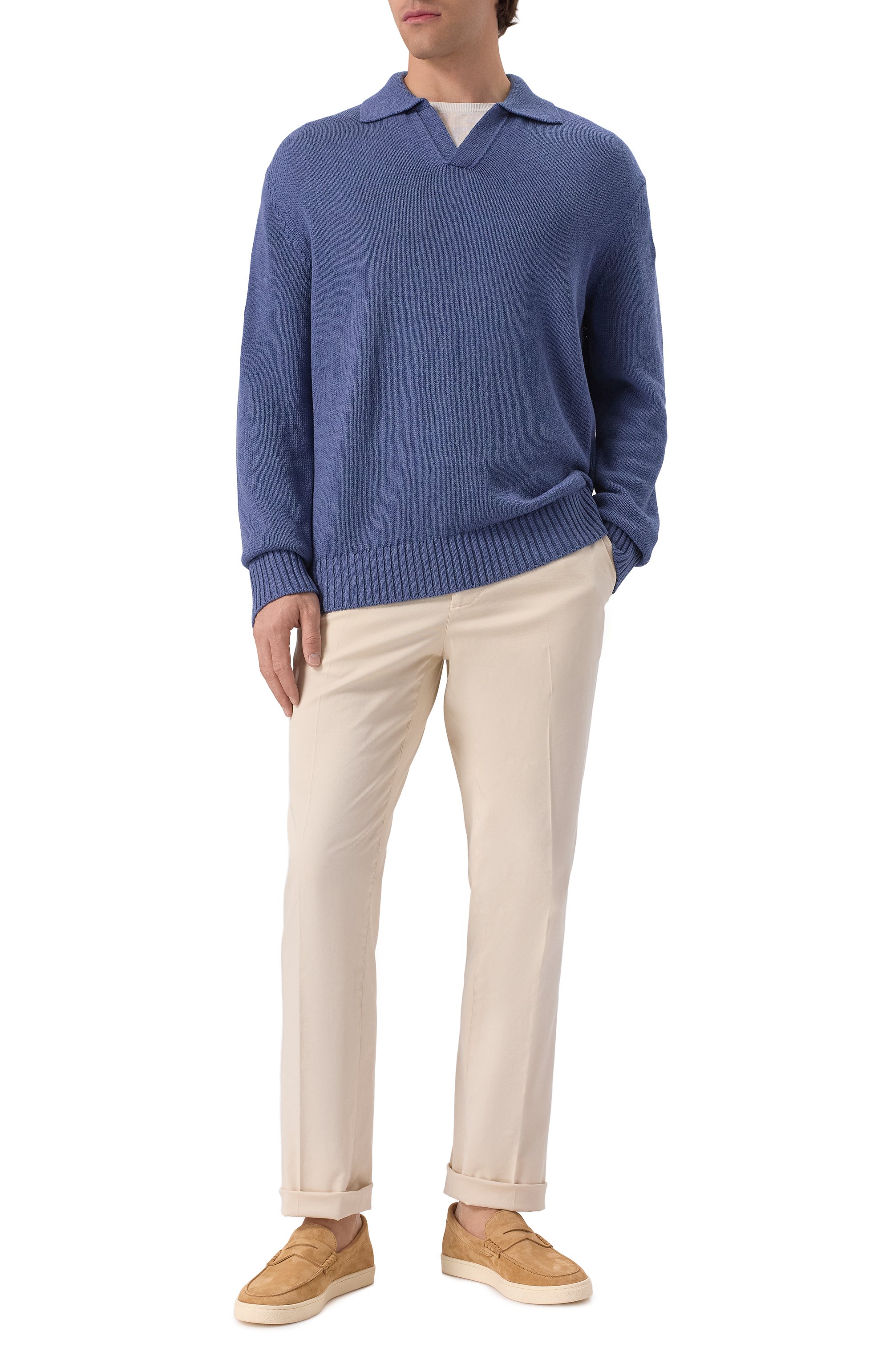 Поло из шелка и льна MVST, арт. 25E/X1P/0/A013/7660, фото 2