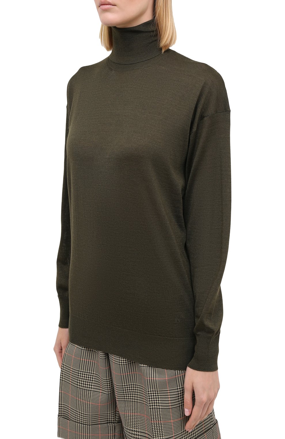 Водолазка из кашемира и ше лка TOM FORD, арт. MAK901-YAX087, фото 3