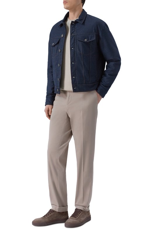 Шерстяная куртка Emporio Armani EM001951/AF19257 Синий  EM001951/AF19257 Фото 2