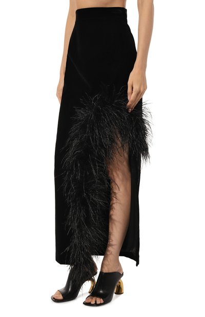 Юбка с отделкой перьями ALINE, арт. AL141203, фото 3