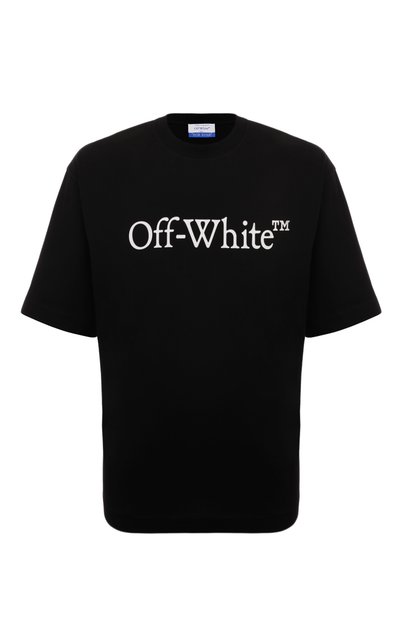 Мужская хлопковая футболка OFF-WHITE, арт. 0MAA120C99JER008