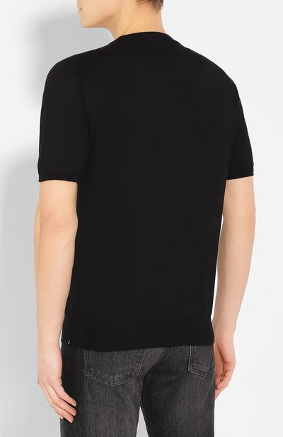 Хлопковый джемпер FIORONI черного цвета по цене 41300 руб., арт. MK20260A2, фото 4 Хлопковый джемпер FIORONI, арт. MK20260A2, фото 4