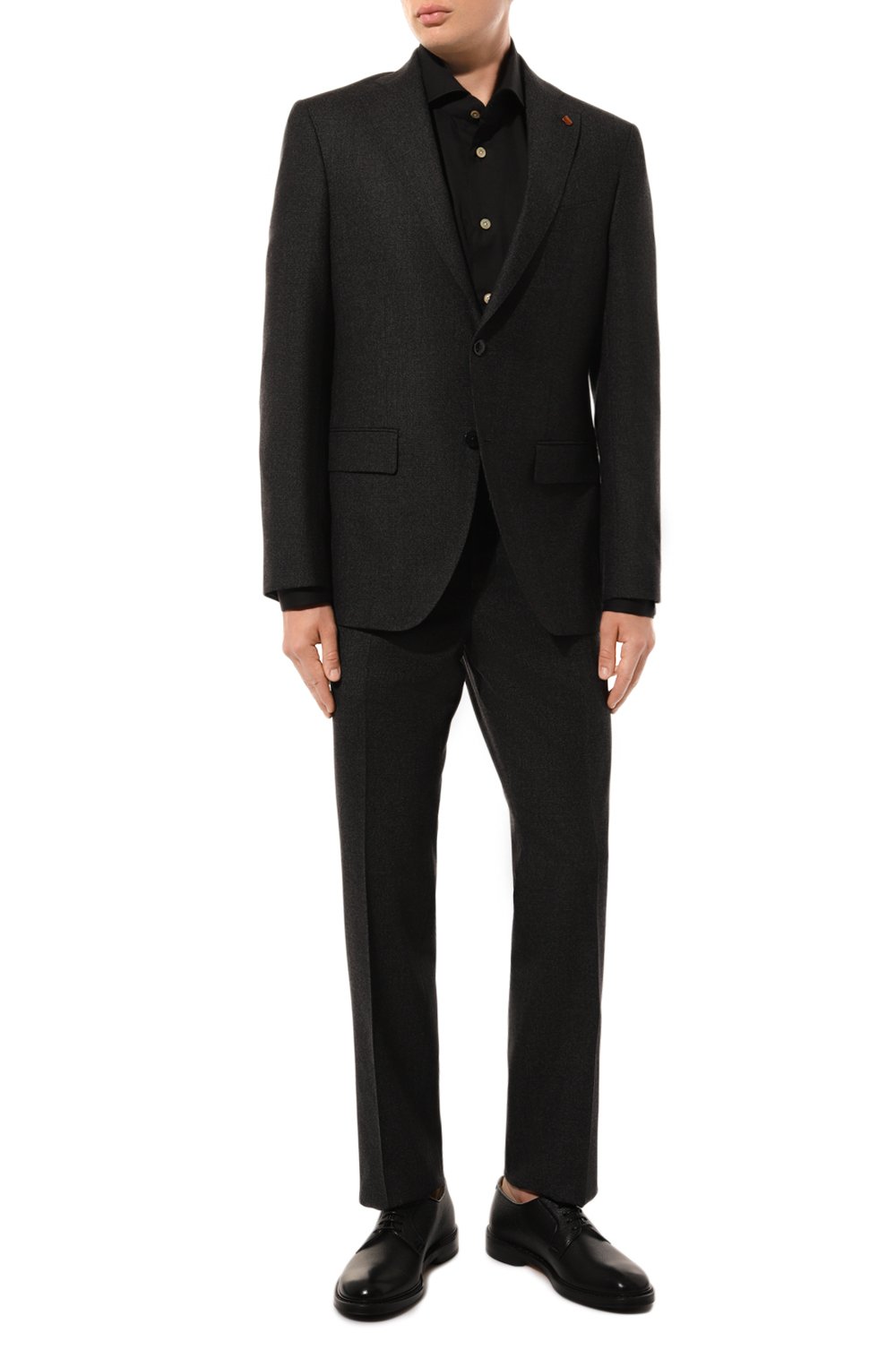 Хлопковая сорочка KITON черного цвета по цене 58950 руб., арт. UCCH08884, фото 2 Хлопковая сорочка KITON, арт. UCCH08884, фото 2