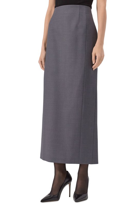 Шерстяная юбка Shervarli SK-25-0021 Серый  SK-25-0021 Фото 3