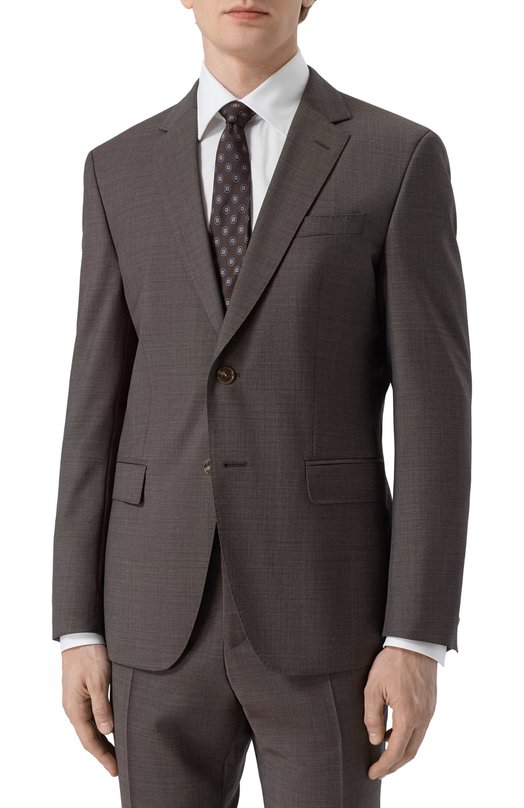 Шерстяной костюм BOSS 50551766 Коричневый  50551766 Фото 2