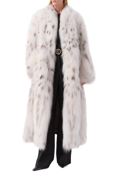 Шуба из рыси РУССКИЙ МЕХ белого цвета по цене 16000000 руб., арт. 55 РМ, фото 2 Шуба из рыси РУССКИЙ МЕХ, арт. 55 РМ, фото 2