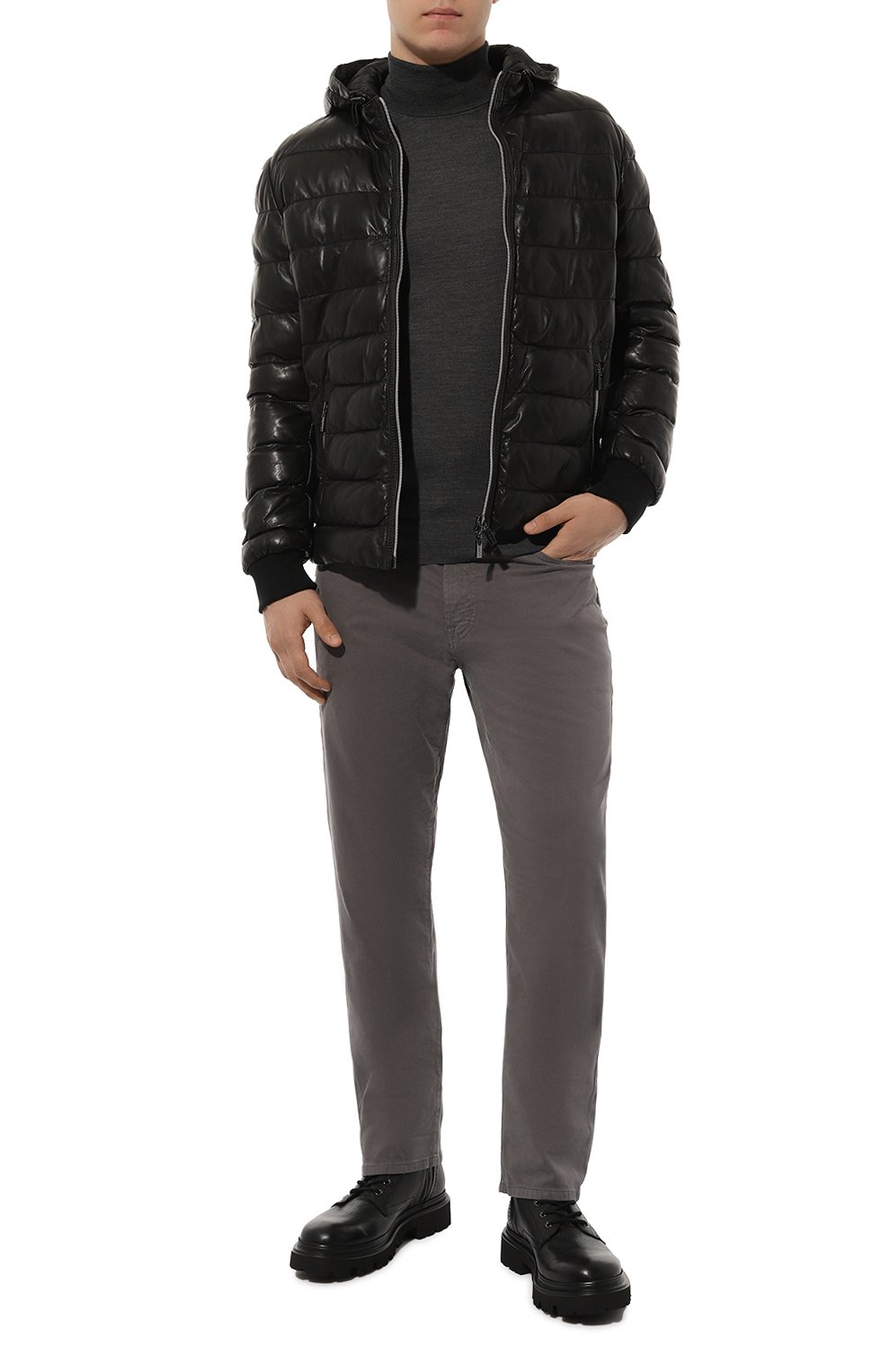 Кожаные ботинки anversa DIRK BIKKEMBERGS, арт. 25129/A, фото 2