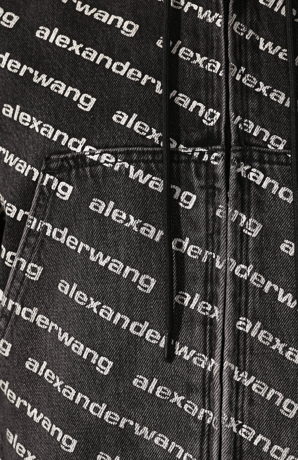 Джинсовый бомбер ALEXANDER WANG черно-белого цвета по цене 59950 руб., арт. 4D992394CG, фото 5 Джинсовый бомбер ALEXANDER WANG, арт. 4D992394CG, фото 5