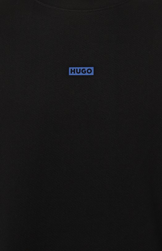 

Хлопковый свитшот HUGO Blue, Чёрный