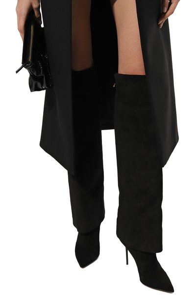 Замшевые ботфорты ariel BALMAIN, арт. BN1TA897LCTA, фото 3