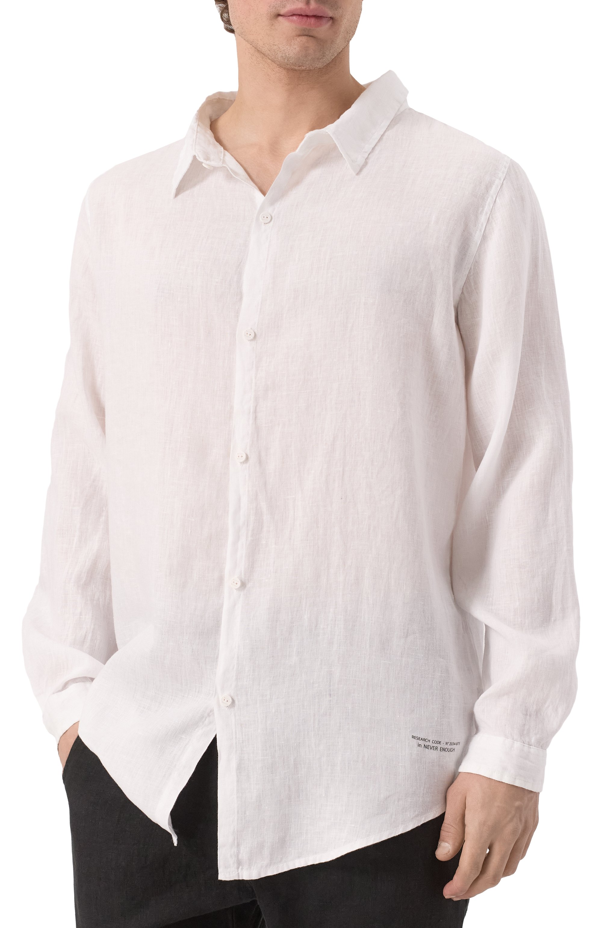 Льняная рубашка NEVER ENOUGH, арт. MSL009, фото 3