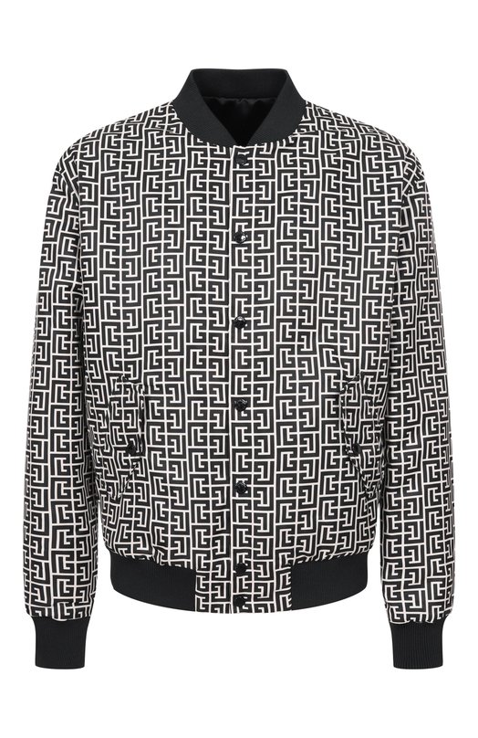 Двусторонний бомбер Balmain GH1TFA27/XL26 Чёрно-белый GH1TFA27/XL26